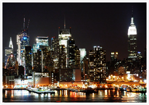 摩天楼の輝きを心ゆくまで楽しむニューヨークの夜景