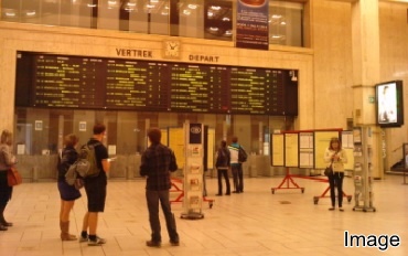 Bruxelles Central Station / ブリュッセル中央駅チケット売り場前