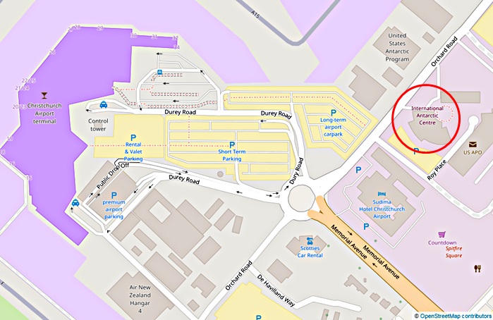 国際南極センター（38 Orchard Rd）