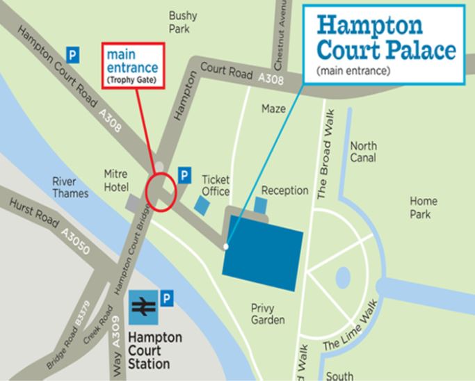 ハンプトンコート宮殿チケットオフィス Hampton Court Palace Ticket Office