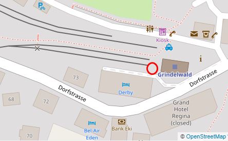 グリンデルワルト駅（チケット窓口）にてバウチャーを提示し、ユングフラウVIPパスと交換してください。