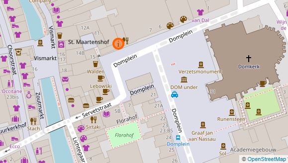 ユトレヒト中央駅内、中央ホールのNSチケットカウンター前集合(プラットフォーム1-4番寄り改札口の手前)