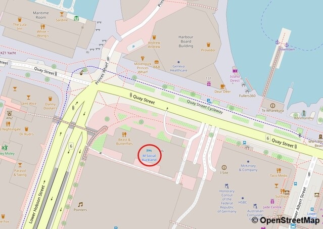 エムソーシャル　オークランド (M Social Auckland - 196-200 Quay Street, Auckland)