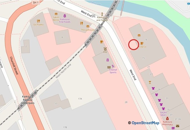 エコジップアドベンチャーベース (11 West End, Kaikoura)