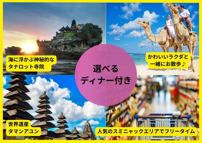 キャメルライド＆スミニャック、タナロット観光