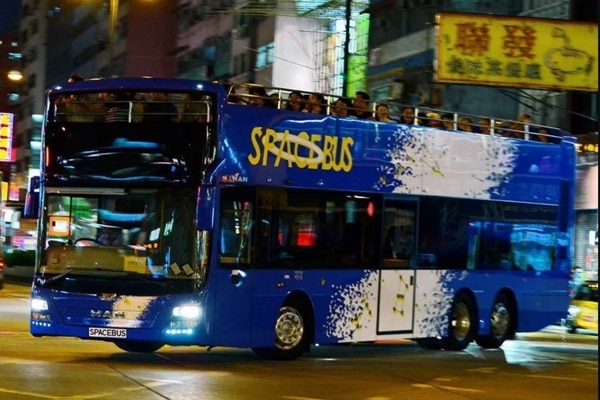 【香港】オープントップバスと女人街　夜景＋ショッピングツアー