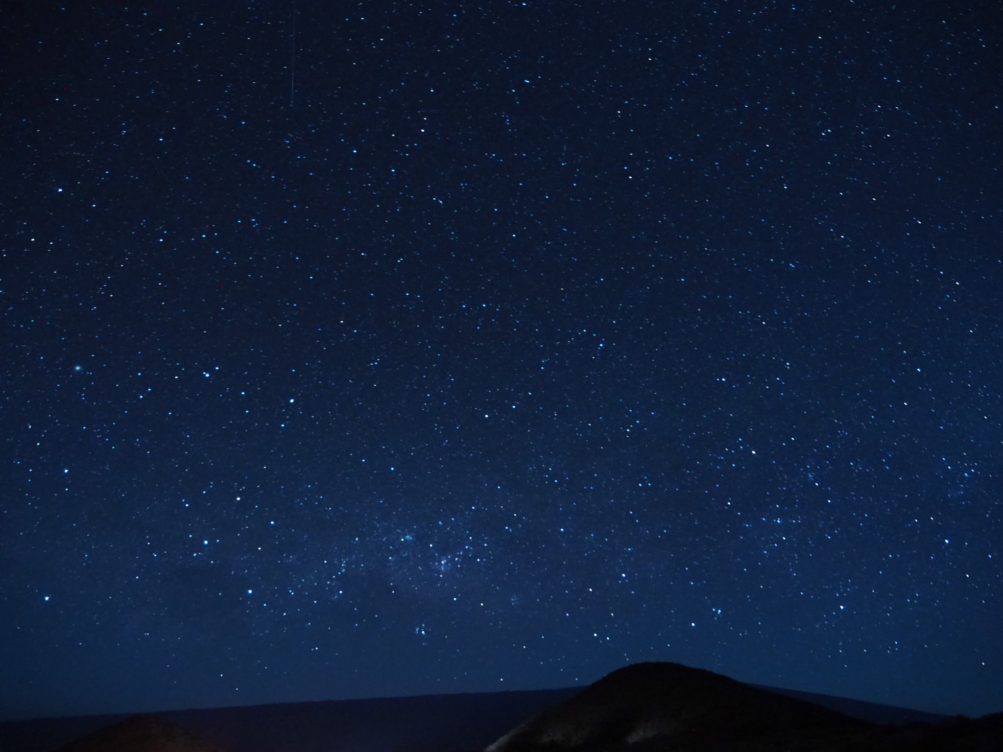 マウナケア山　満天の星