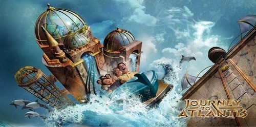 popular attraction Journey to Atlantis