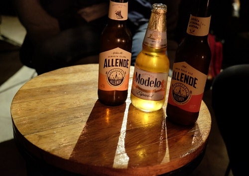 夜はメキシコ産ビールで乾杯♪