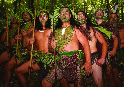 マオリ族の人々