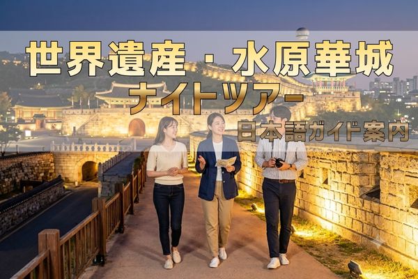世界遺産・水原華城 ナイトツアー＜日本語ガイド案内！＞