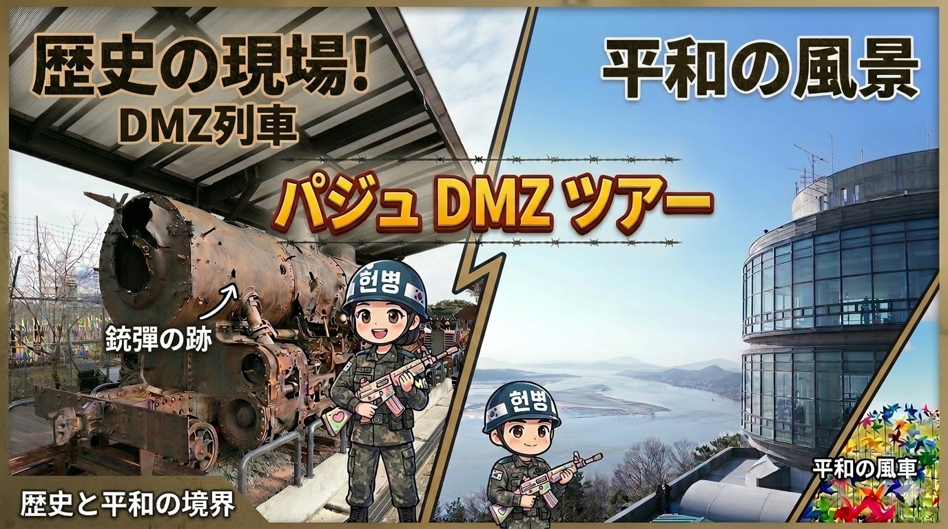 満喫！オドゥ山統一展望台＆臨津閣（自由の橋・DMZゴンドラ搭乗）午前半日ツアー【日本語ガイド案内】