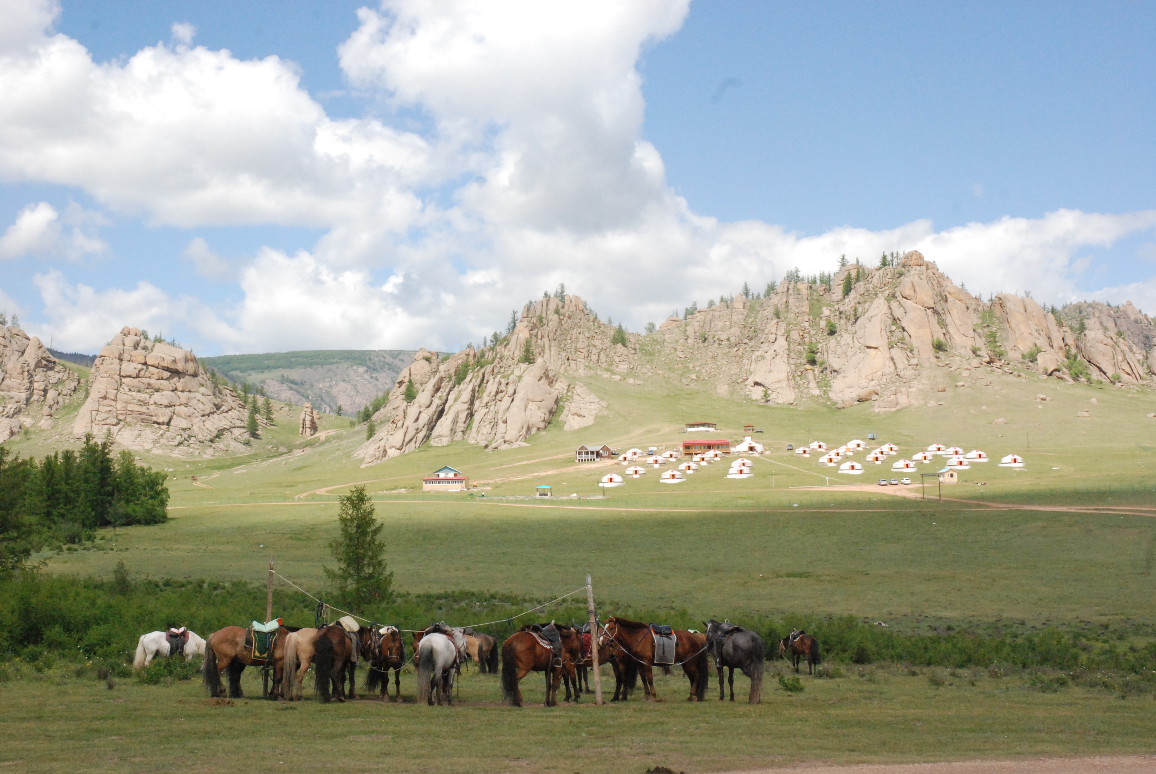 テレルジ国立公園1泊2日　～モンゴルの大自然＆乗馬満喫プラン～